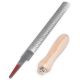 Iwasaki carver's file half-round fine 150mm with Handle