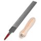 Iwasaki carver's file flat extra fine 200mm with Hadle