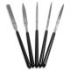 Diamond files set of 5
