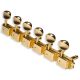 Gotoh vintage staggered tuners 6 in line gold