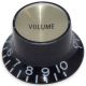 Bell knob volume Inch size black-gold