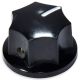 Bass knob bakelite black
