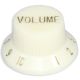 Bell knob volume ivory