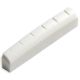 Shaped guitar nut 42x6mm bone 