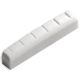 Shaped guitar nut 44x6mm bone 