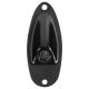 Jack plate recessed black