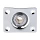 Jack plate rectangular chrome