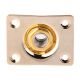 Jack plate rectangular gold