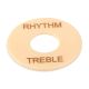Rhythm treble plate creme