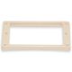 Mounting ring bridge pickup curved ivory