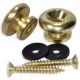 Strap pin mushroom gold 15mm set