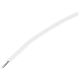 Hookup wire 22AWG white 1m