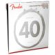  Fender super 7250s nickel roundwound bass strings light 040-100 