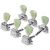 Wilkinson LP style tuners nickel green 3+3
