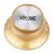 Bell knob volume gold-silver