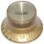 Bell knob volume Inch size gold-gold