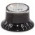 Bell knobs tone black-silver
