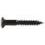 Screw for plates and strap pins 3,5x25mm black