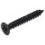 Screw 3.5x25mm flat head black