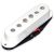 Artec vintage single coil staggered bridge white