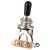 Toggle switch 3-way chrome-black